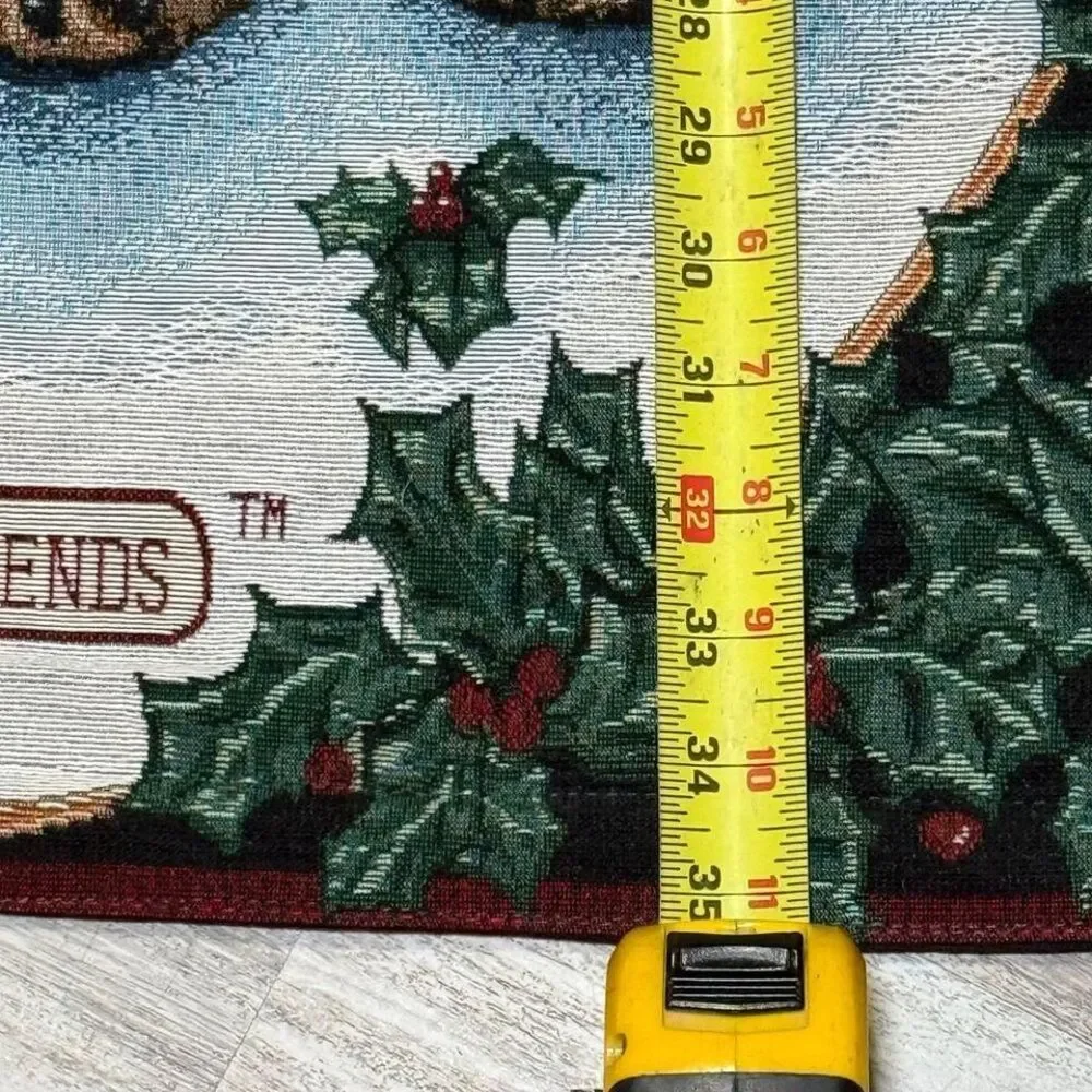 Vintage‎ Boyds Bears and Friends Christmas Edmund & Bailey Tapestry Wall Hanging